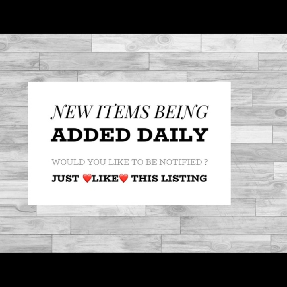 New items daily